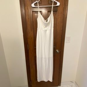 Ivory Satin Dress